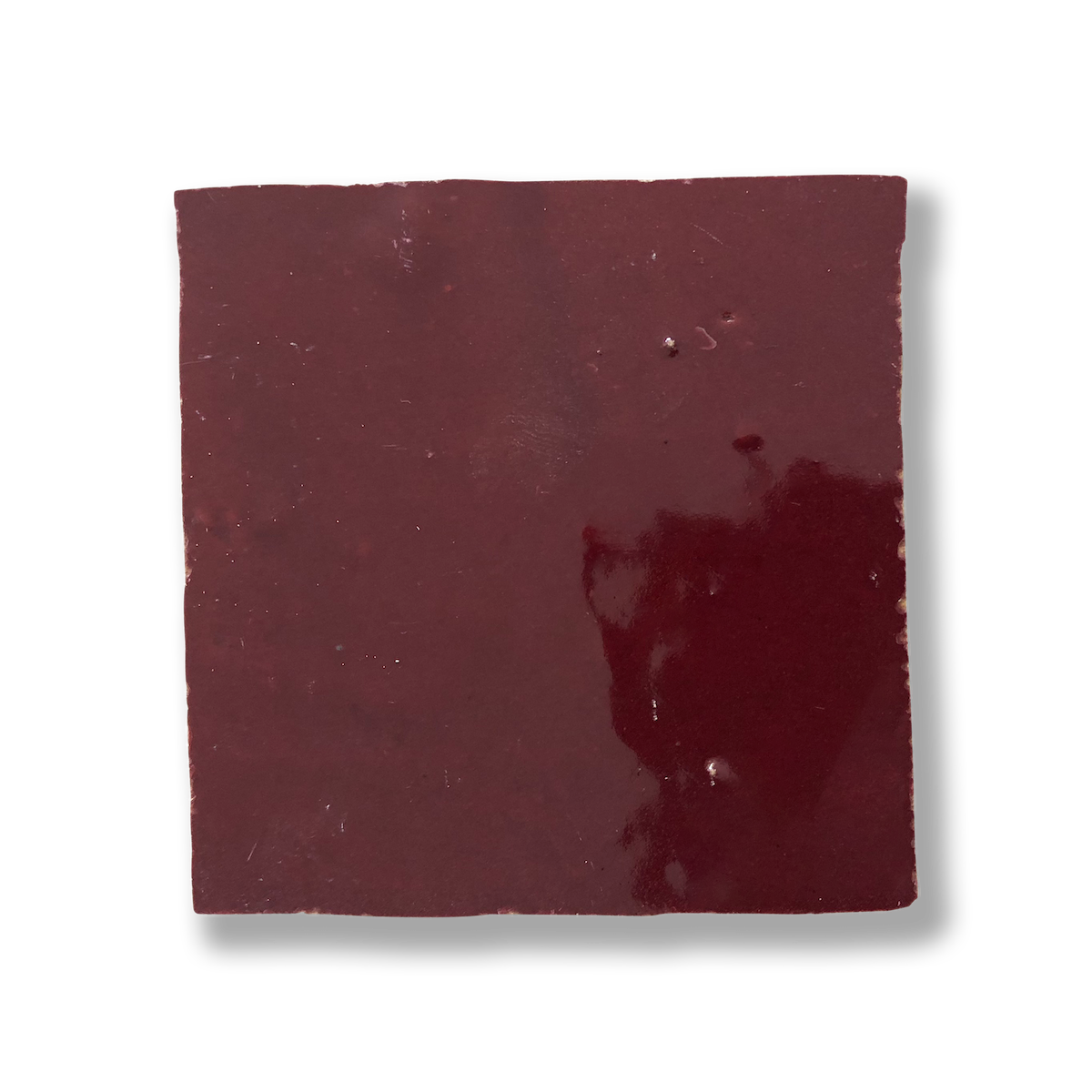 Medina Shiraz Red Moroccan Zellige Square Tile
