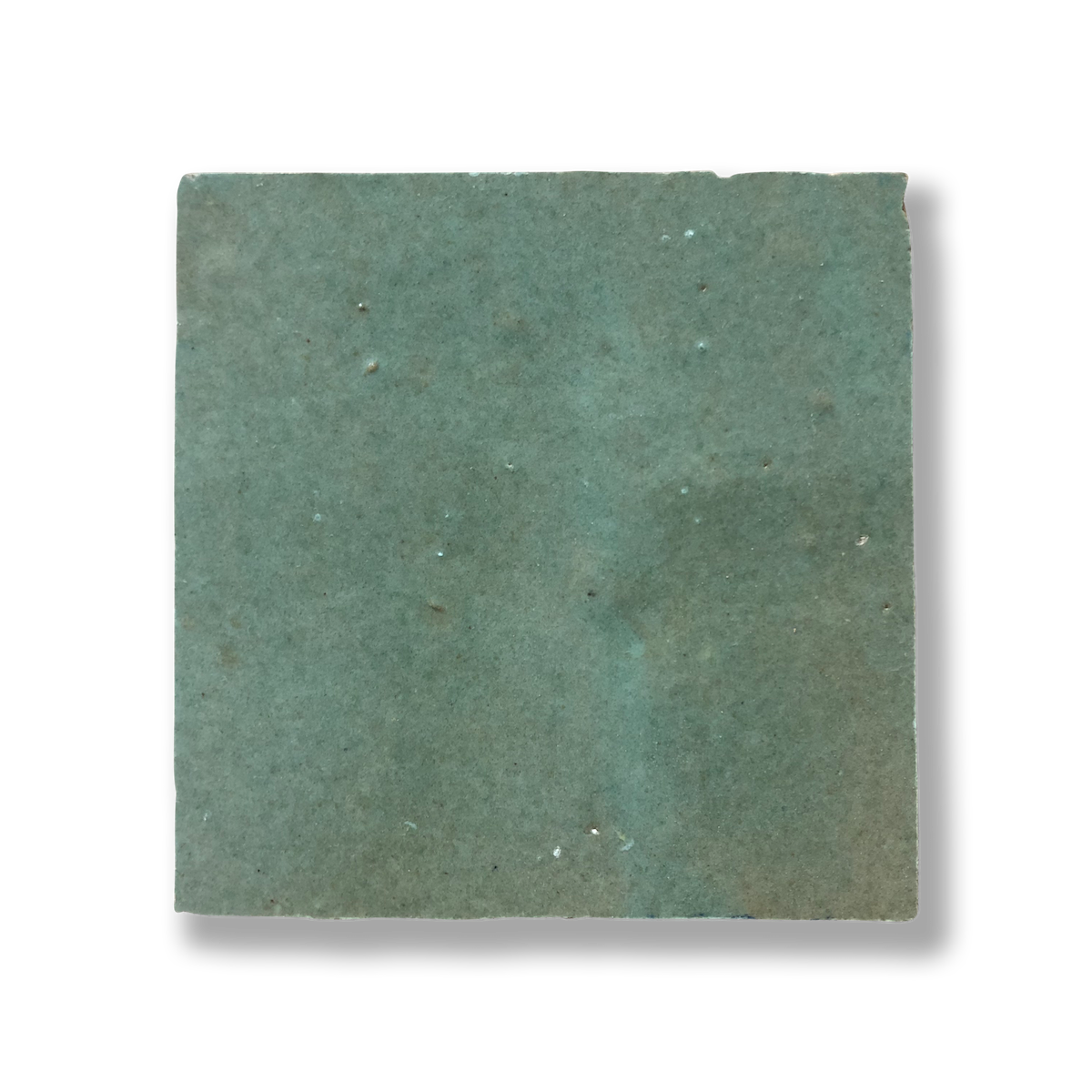 Medina Spearmint Green Moroccan Zellige Square Tile