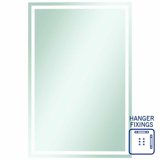 SS1590HN Rectangle Mirror with Sandblasted Border