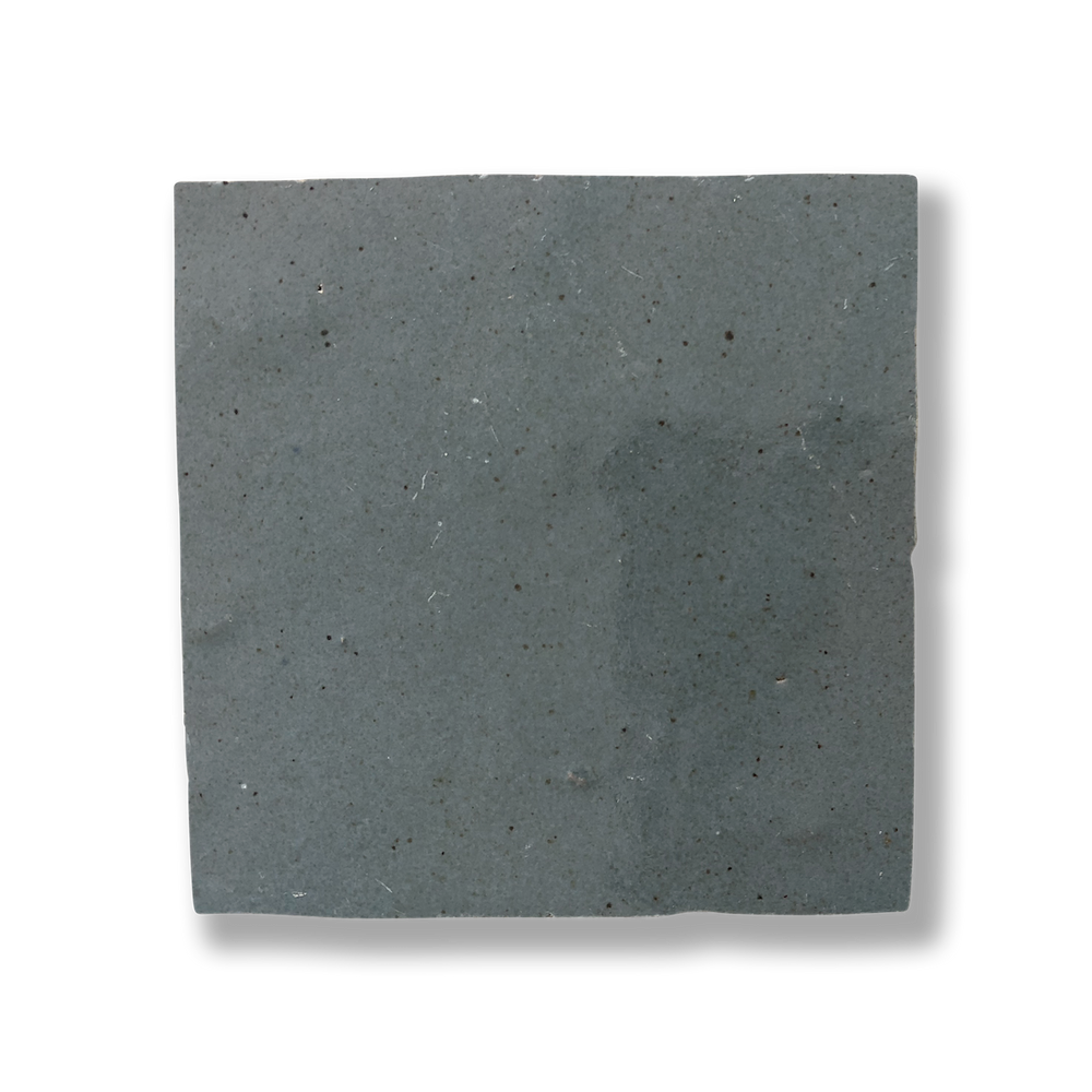 Medina Storm Grey Moroccan Zellige Square Tile