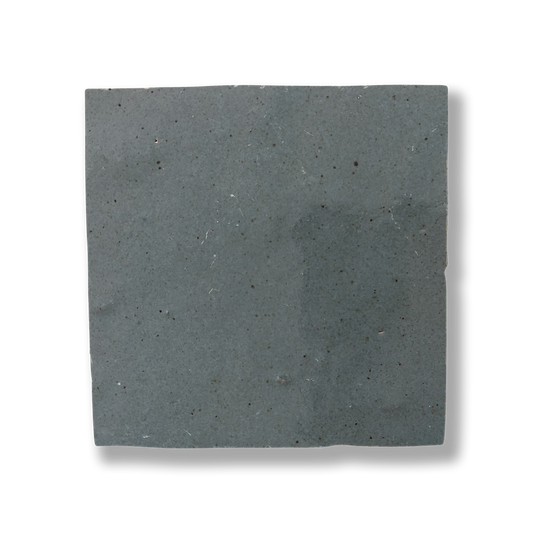 Medina Storm Grey Moroccan Zellige Square Tile