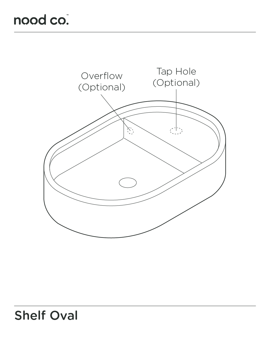 Shelf Oval Basin (Teal)