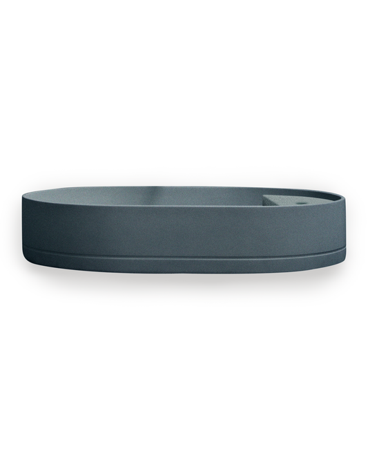 Shelf Oval Basin (Copan Blue)