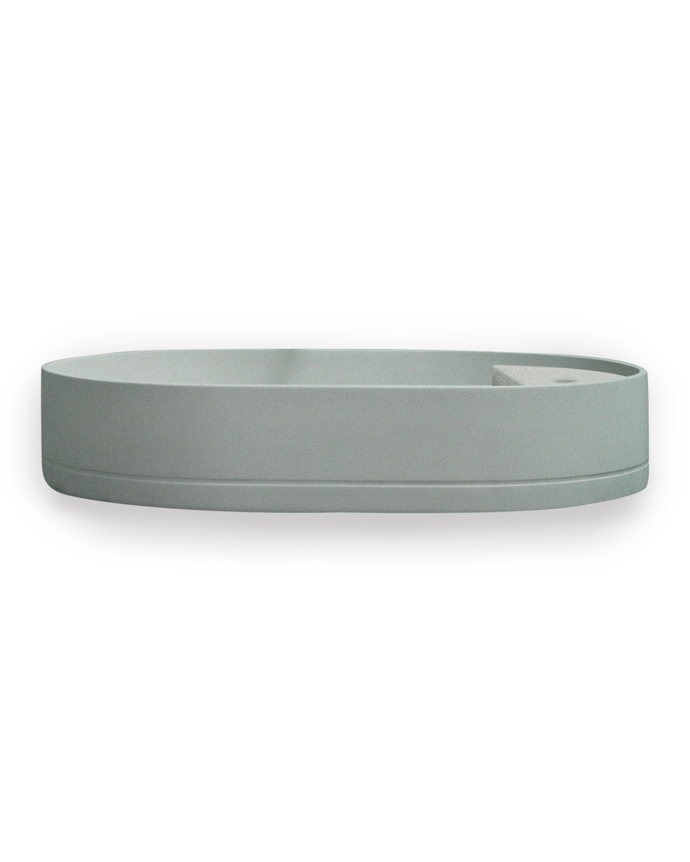 Shelf Oval Basin (Sky Grey)