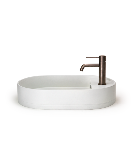Shelf Oval Basin (Ivory)