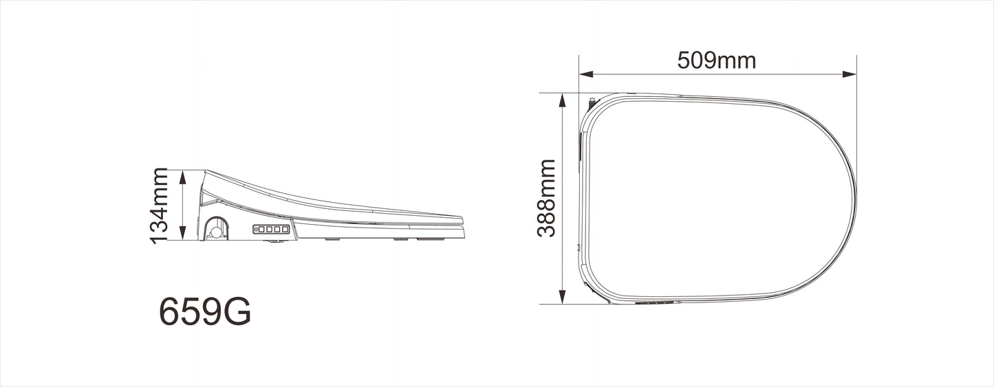 Roccia Smart Toilet Seat LK-RC689SMC