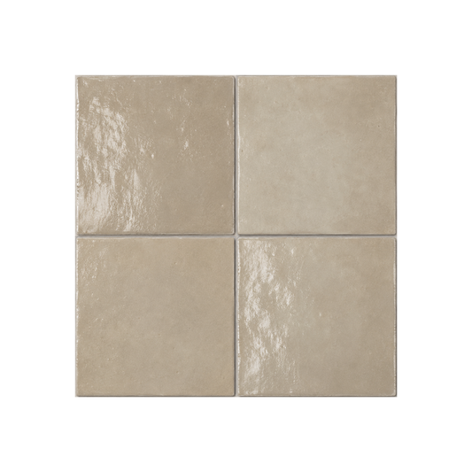 TANGIER ZELLIGE IVORY MOROCCAN LOOK GLOSS TILE