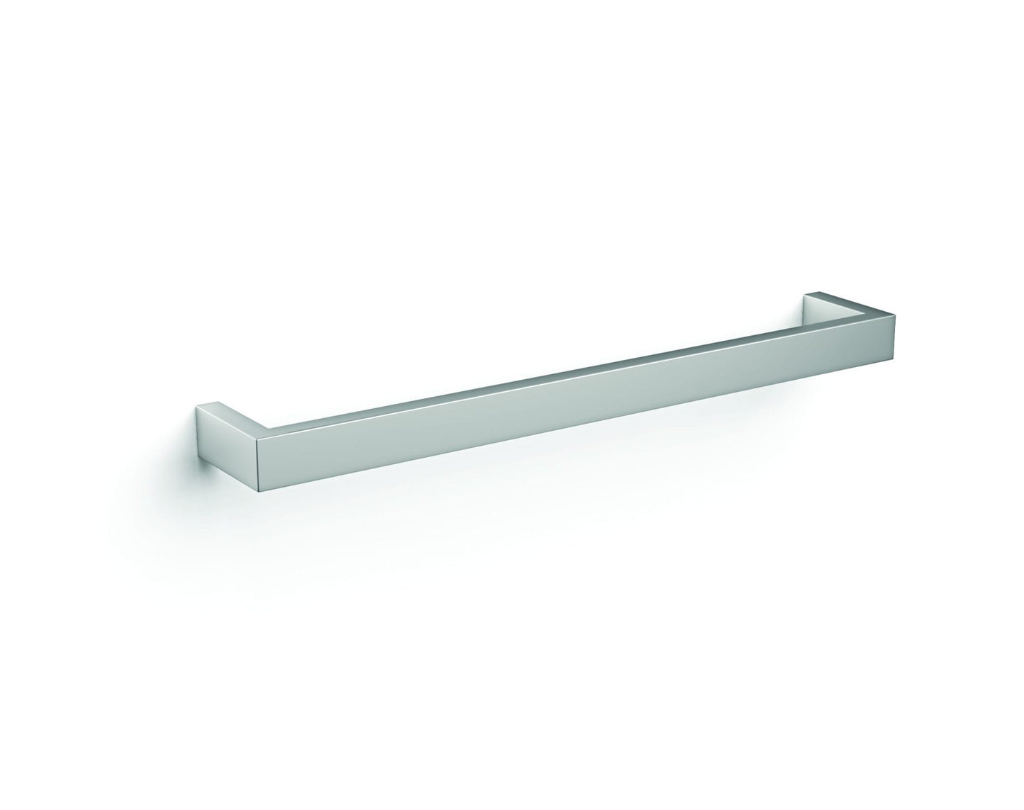 DSS6 Square Single Bar Polished Heated Towel Rail