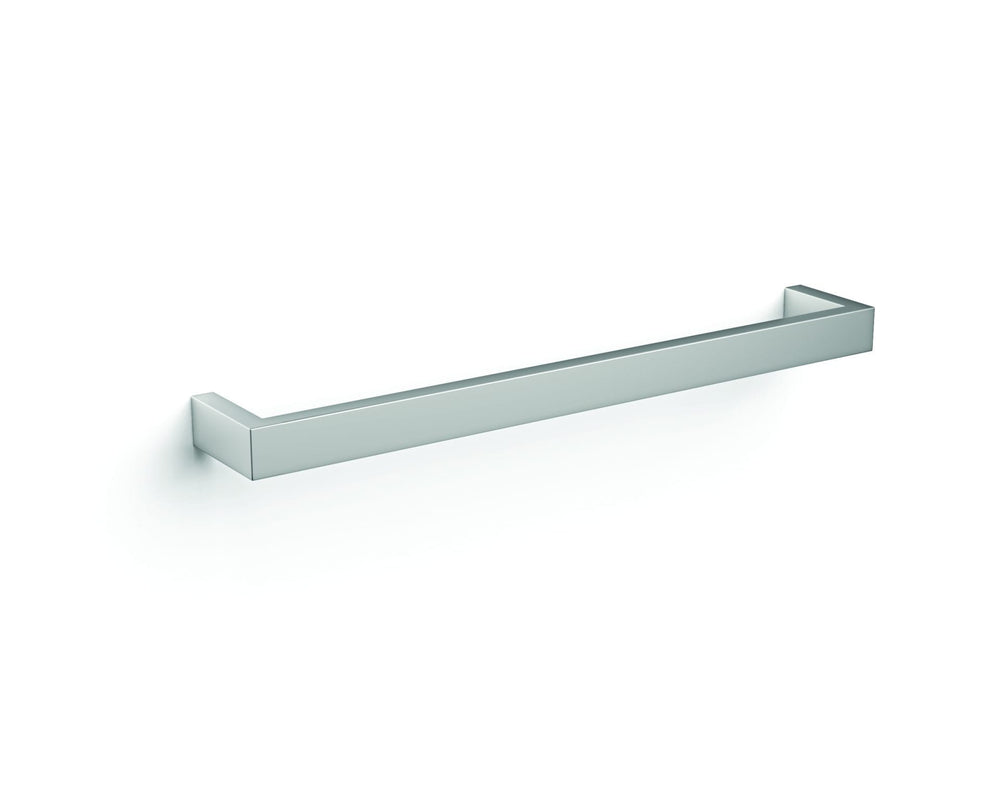 DSS6 Square Single Bar Polished Heated Towel Rail