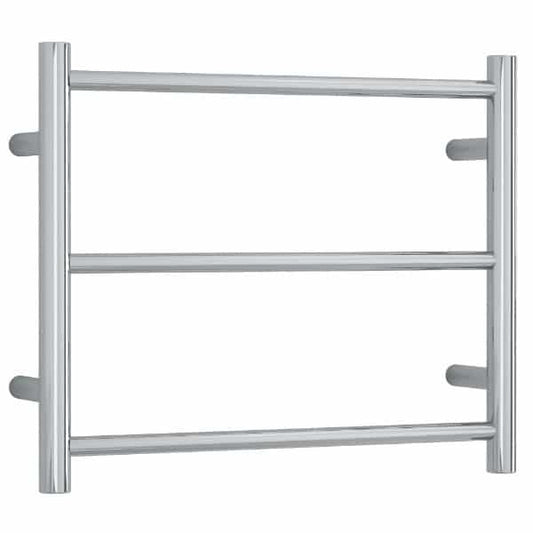 BS24M Straight Round Polished Budget Heated Towel Rail