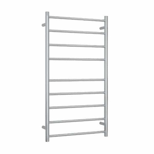 BS46M Straight Round Polished Budget Ladder Heated Towel Rail