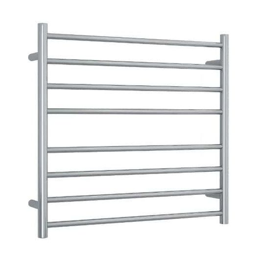 SR33M Straight Round Polished Ladder Heated Towel Rail