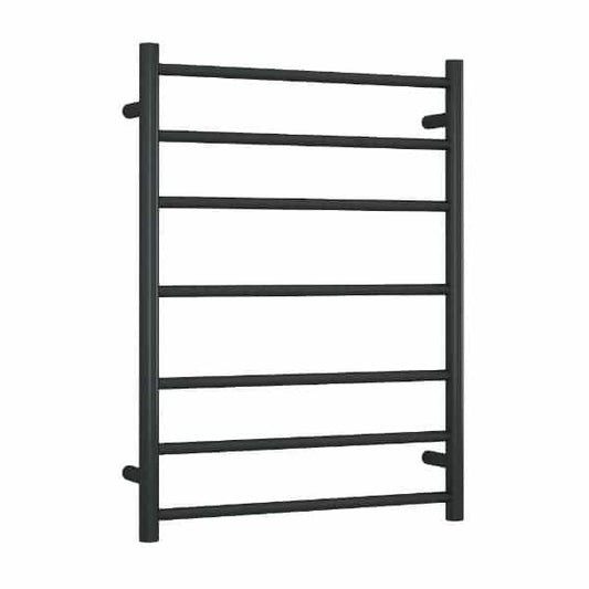 SR4412B 12Volt Matt Black Round Heated Ladder Rail