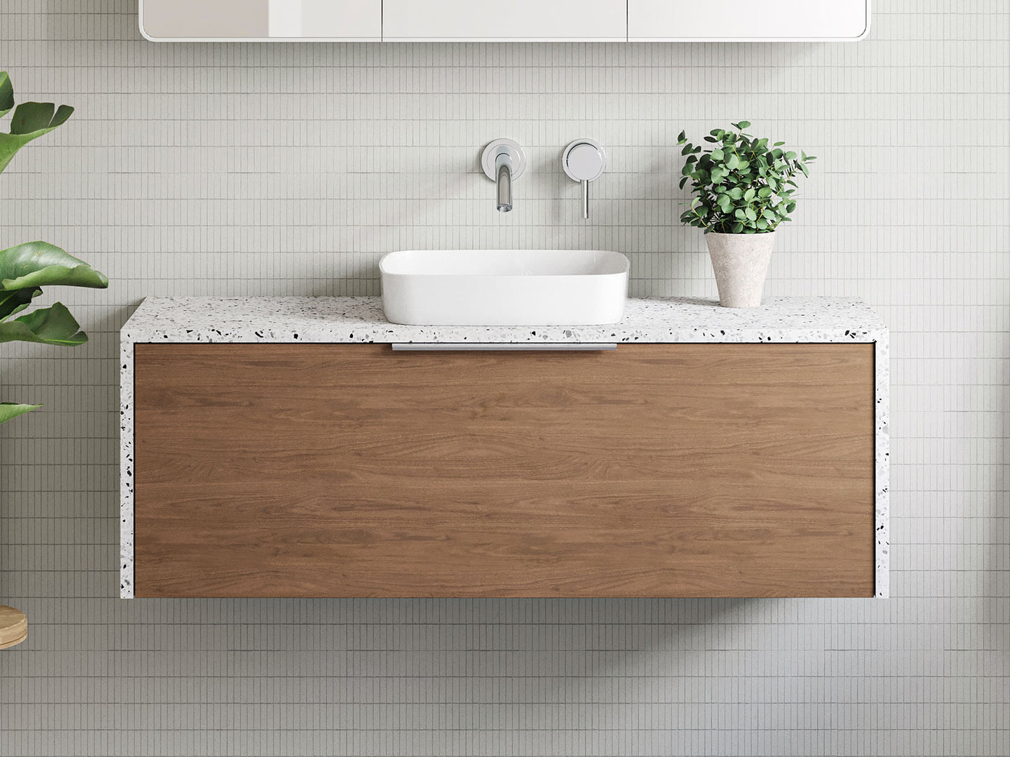 Timberline Ainsworth Vanity White Gloss