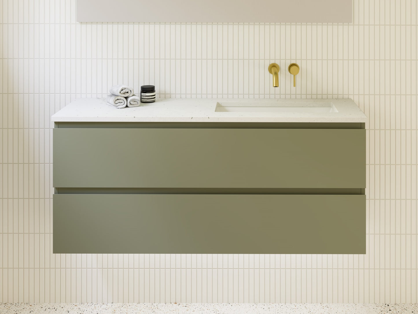 Timberline Billie Vanity White Gloss