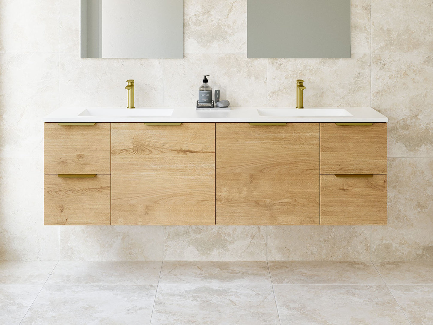 Timberline Carlo Vanity White Gloss