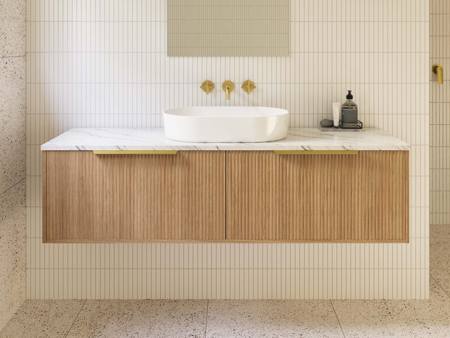 Timberline Elwood Vanity White Gloss