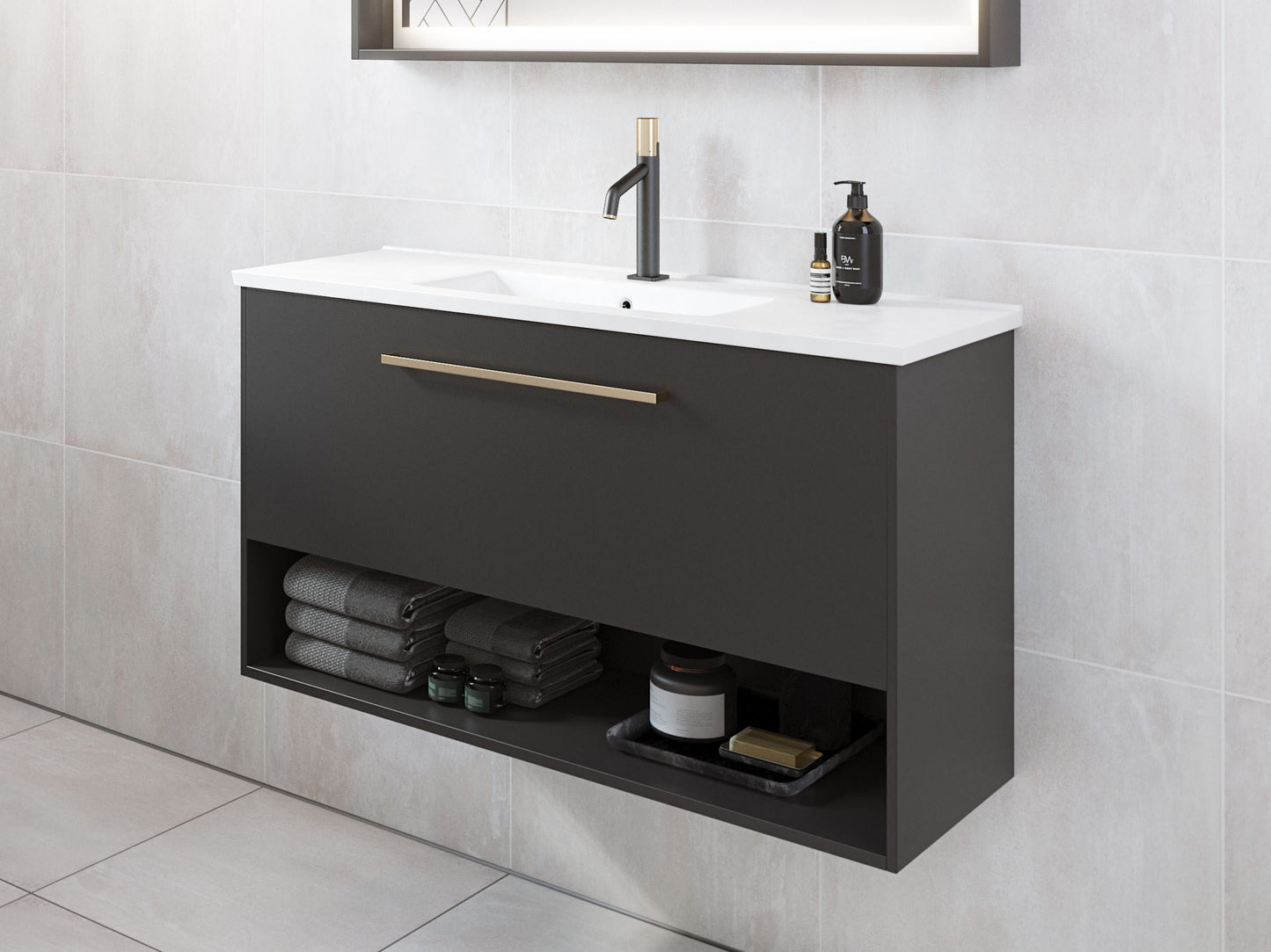 Timberline Karlie Vanity White Gloss
