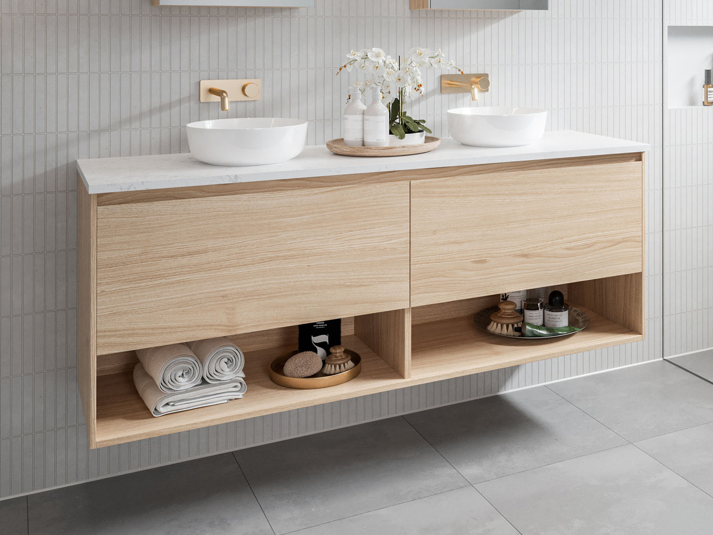 Timberline Karlie Vanity White Gloss