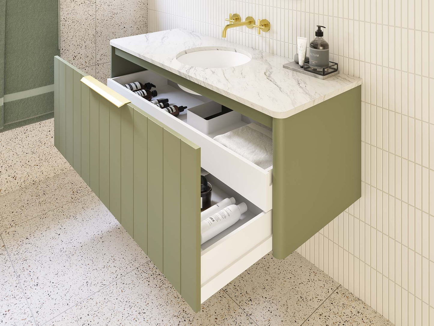 Timberline Saba Vanity White Gloss