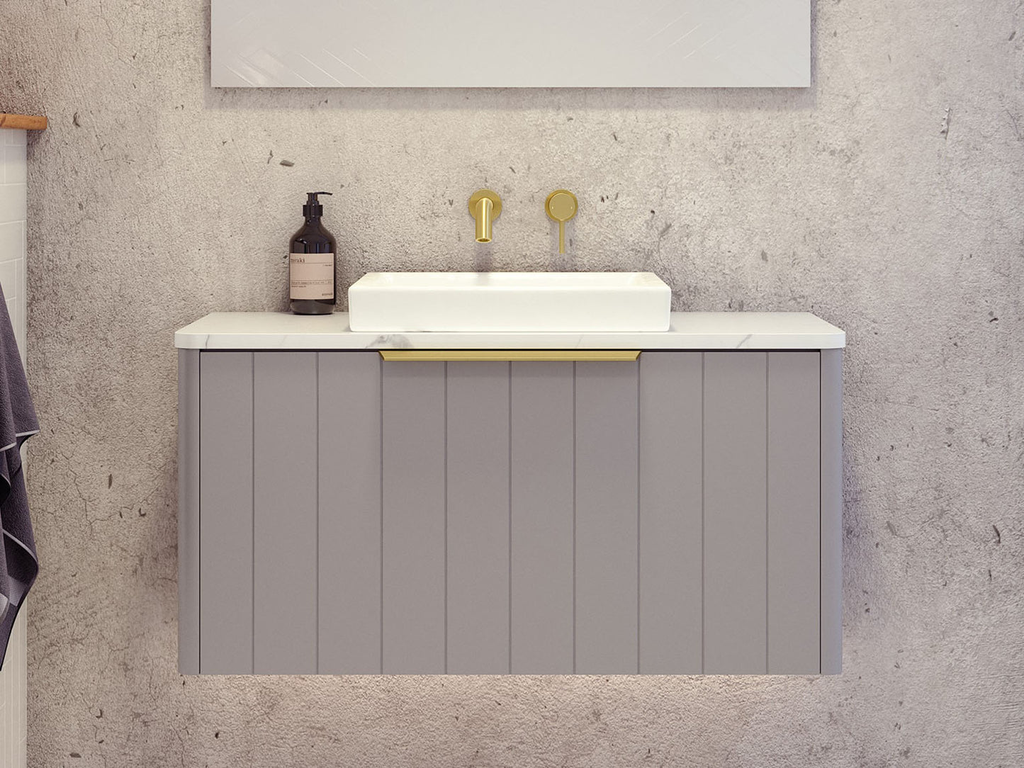 Timberline Saba Vanity White Gloss