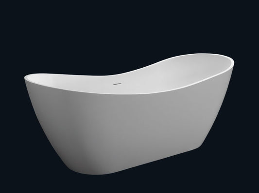 Bridgette VX13-1832 Freestanding Stone Bath With Overflow