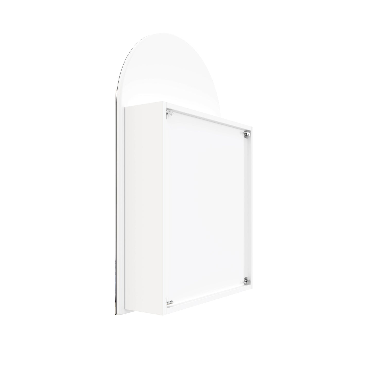 VC5080W Arch White Mirror Cabinet