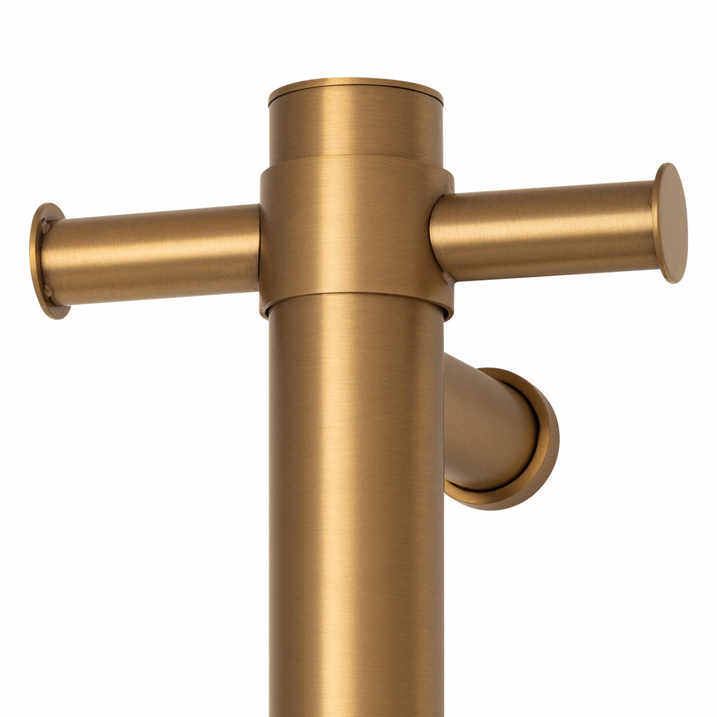 VSH900HBG Brushed Gold 240Volt Vertical Single Heated Rail