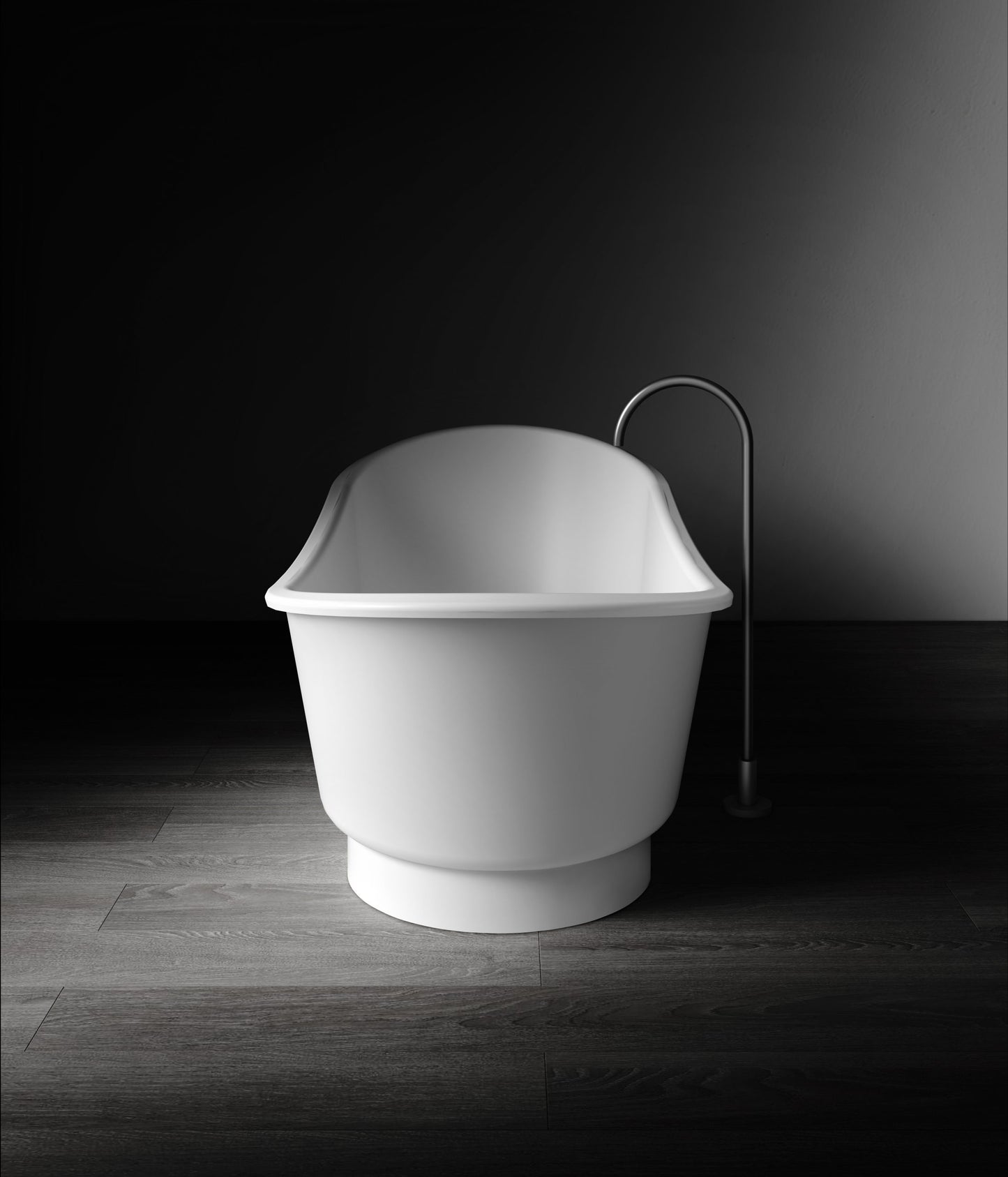 Naomi VX110-1700 Freestanding Slipper Stone Bath with Overflow