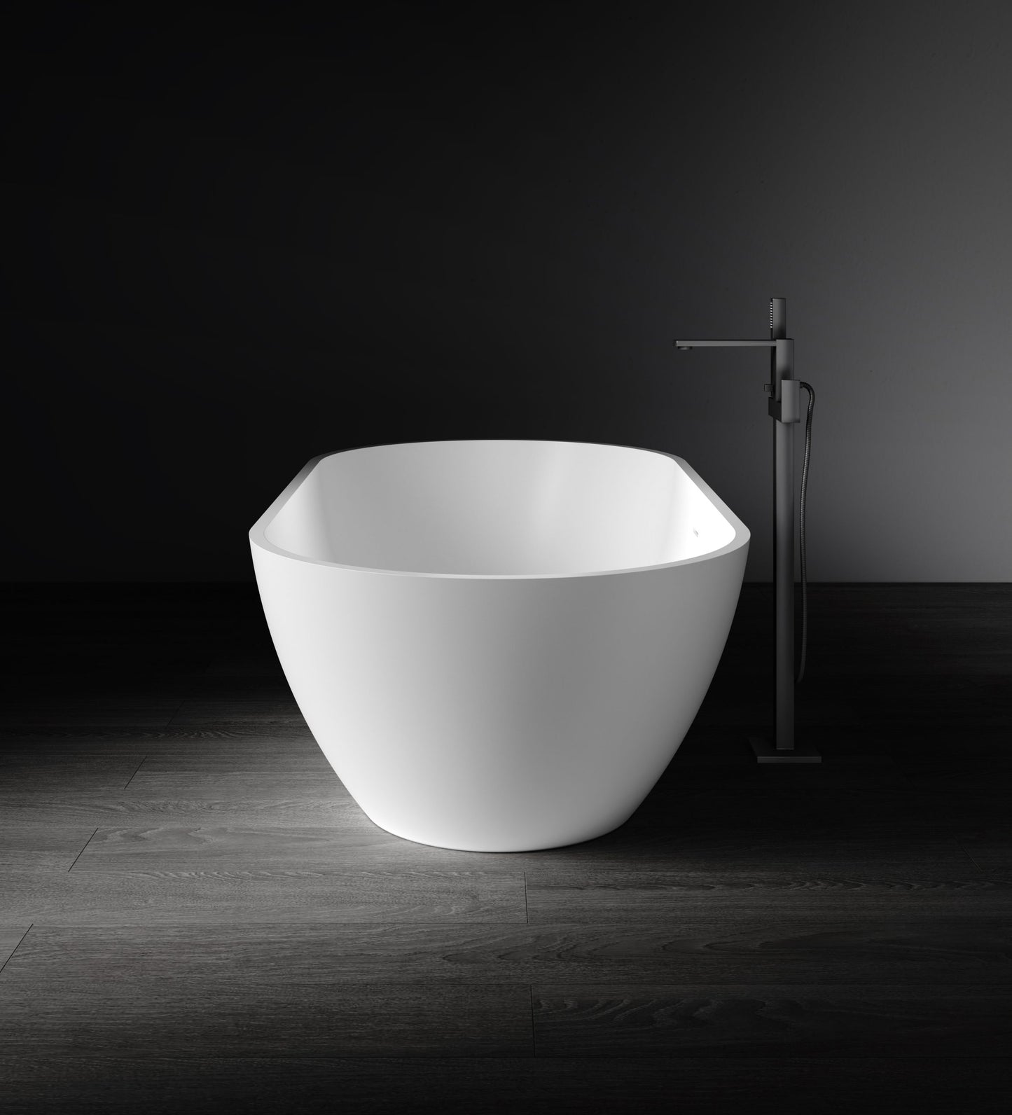 Aveo MKII VX43-1780 Freestanding Oval Stone Bath with Overflow