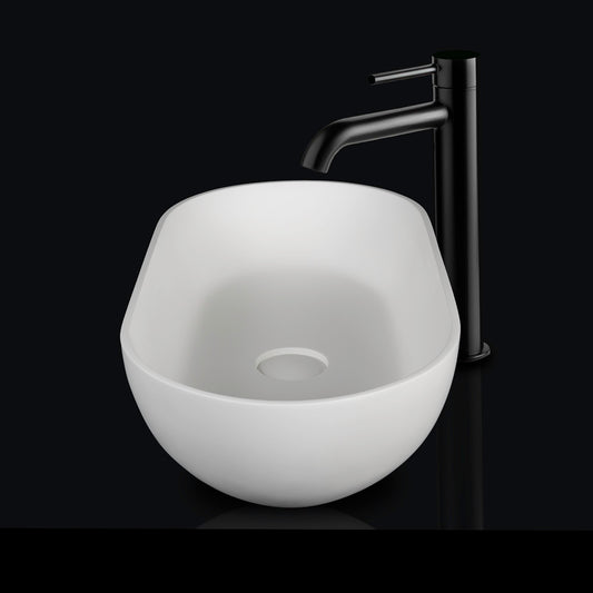 Lucia VXA12 Benchtop Oval Stone Basin 600mm