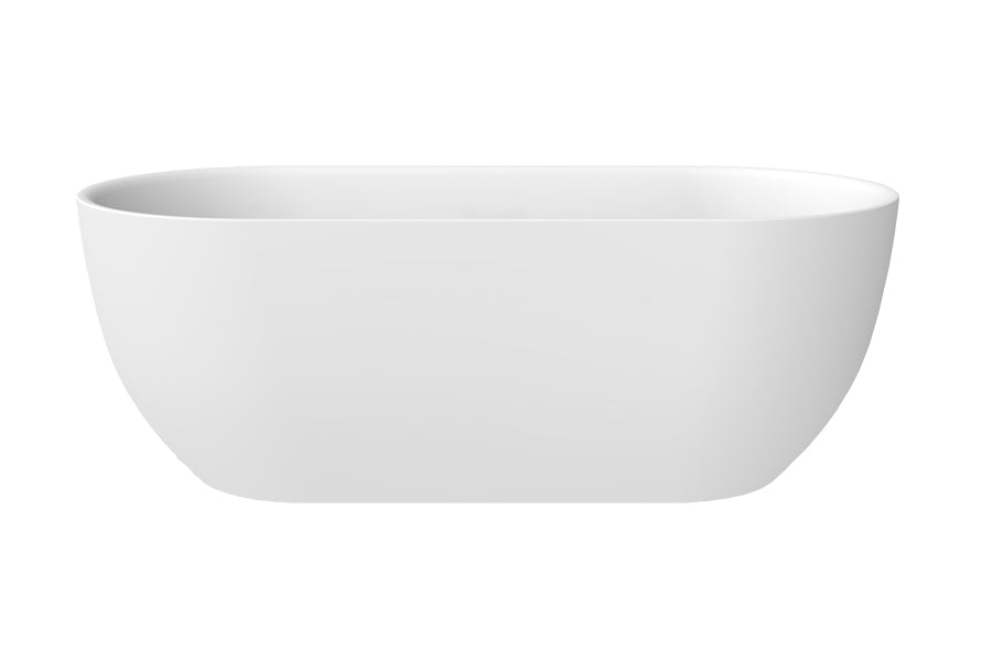 Valentina 1500/1700 Gloss Freestanding Bath — White Baths, Acrylic Baths, Oval Baths