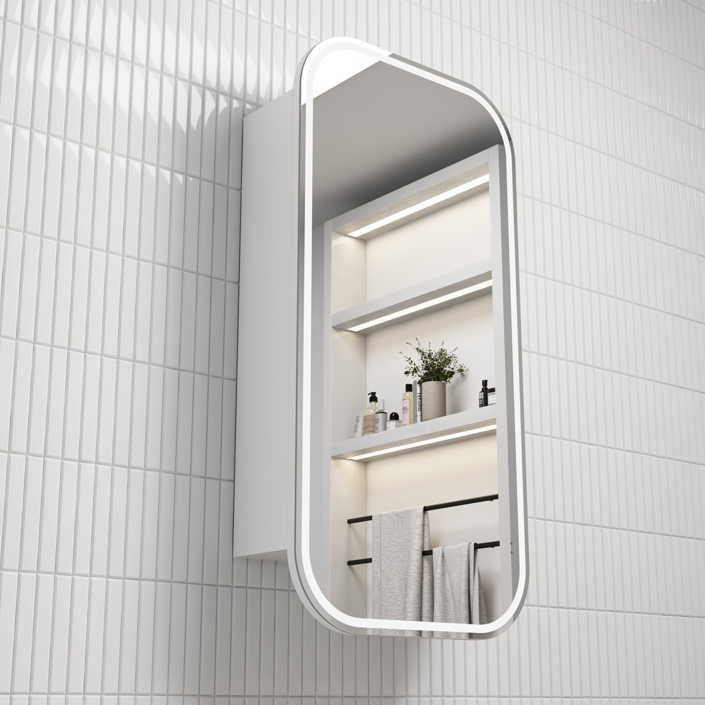 Vienna LED Shaving Cabinet