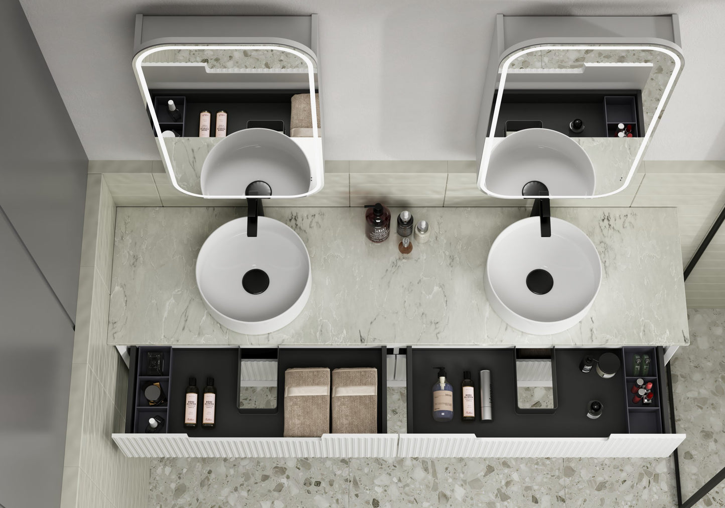 Vienna LED Shaving Cabinet