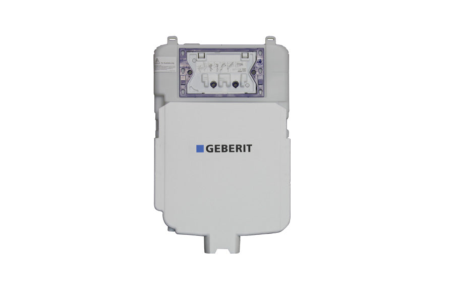 Renee Wall Faced Pan & Geberit In-Wall Cistern & Chrome Square Buttons