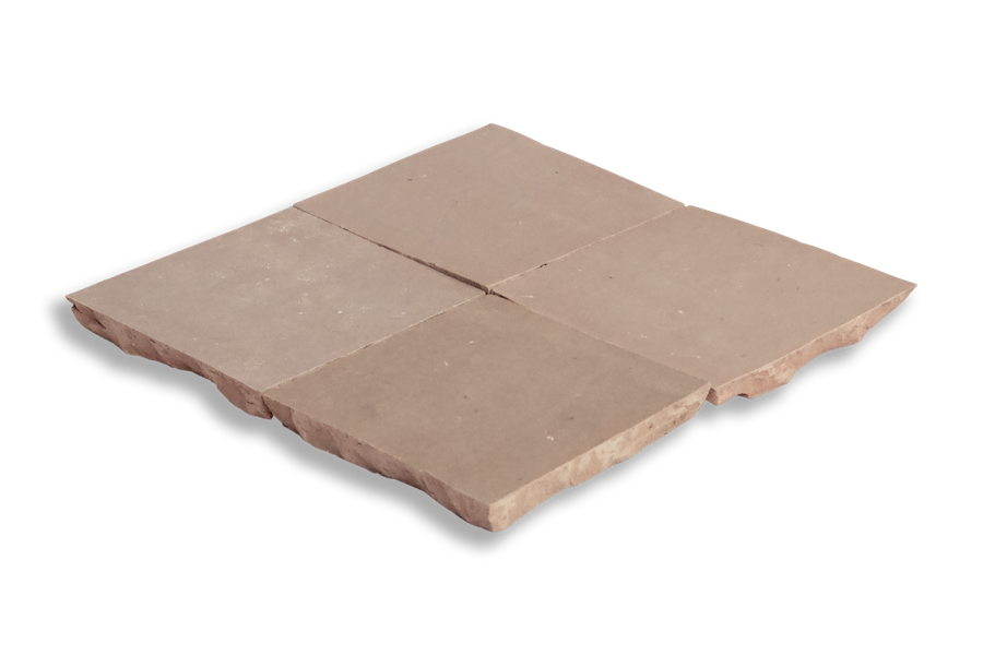 Medina Wheat Moroccan Zellige Square Tile