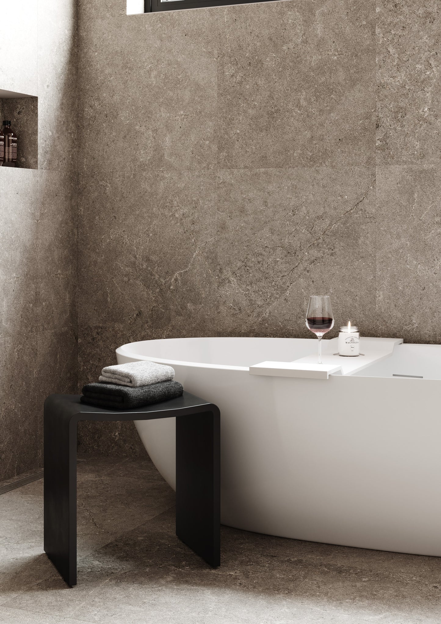 Willow Solid Surface Shower Stool WS4030B