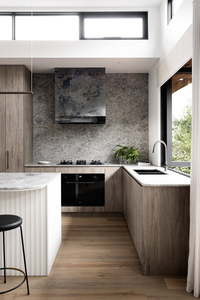 ROUND PICCOLA PULL OUT KITCHEN MIXER TAP