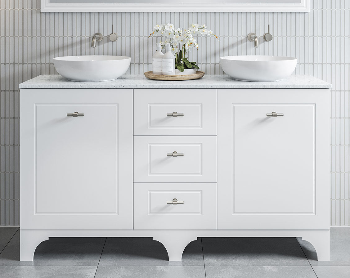 Timberline Windsor Vanity White Gloss