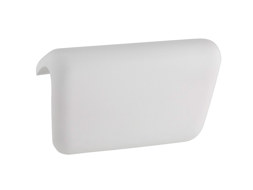 Kaskade X8-Headrest Rectangular Bath — White, Bath Caddies & Headrests