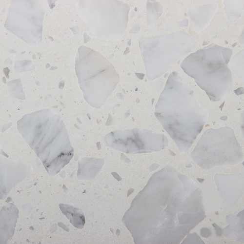 YAMBA WHITE CLOUD LARGE TERRAZZO TILE