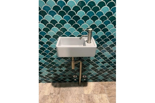 Deluxe Adjustable Bottle S Trap - Brushed Nickel