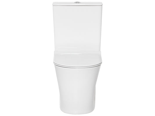 Heron Hygiene Rim Bottom Inlet Close Coupled Back to Wall Toilet Suite