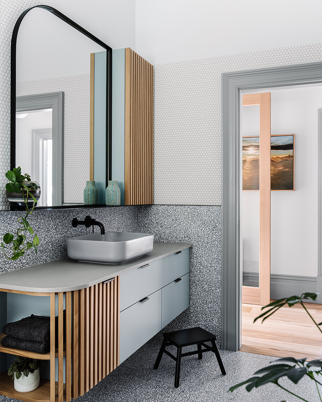 Cube Basin (Sky Grey)