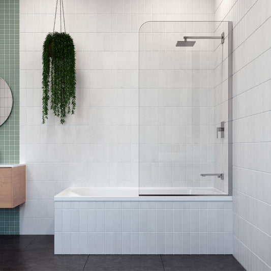 Cascade Pivot Panel Bath Shower Screen