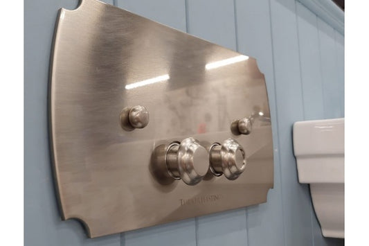 Claremont Brushed Nickel Flush Plate