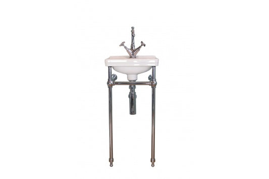 Claremont 38 x 31 Nuovo Basin Stand Brushed Nickel