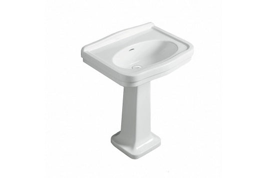 Claremont 68 x 51 Basin & Pedestal without Taphole