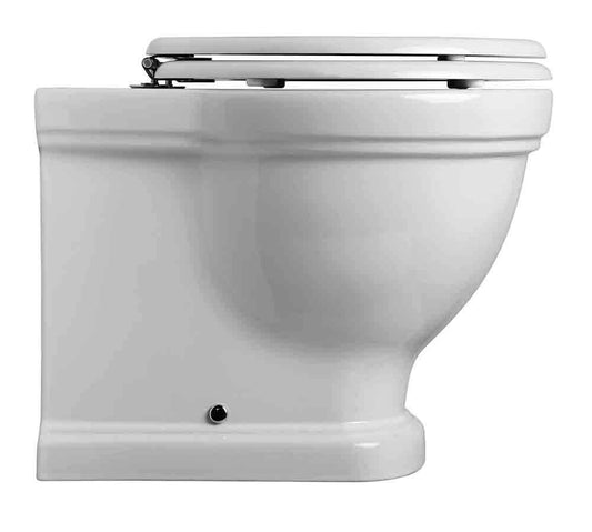 Claremont Floor Mounted Pan With Soft Close Seat