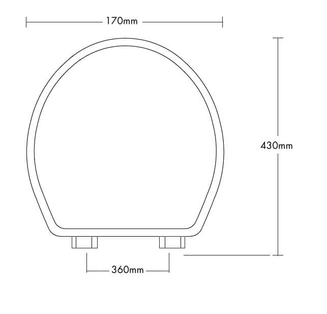 Package - Claremont Floor Mounted Pan & Seat + Geberit In-wall Cistern + Traditional Flush Plate